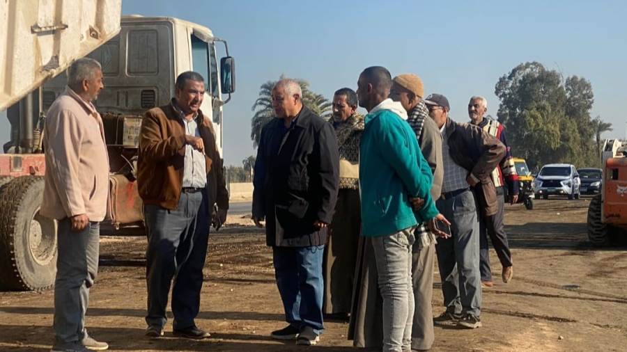 مشروع ازدواج الطريق الزراعي أسيوط ديروط