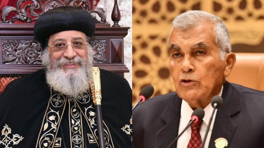 المستشار عصام فريد وقداسة البابا تواضروس الثاني