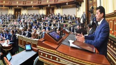 قرار هام من رئيس النواب بشأن بيان وزير الشباب  أمام البرلمان