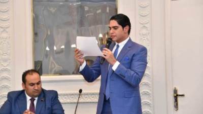 أحمد أبو هشيمة يظهر لأول مرة بالشيوخ بعد تعافيه من كورونا