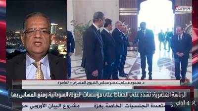 محمود مسلم: السودان جزء لا يتجزأ من منظومة الأمن القومي المصري.. وكل الخيارات مفتوحة لمصر