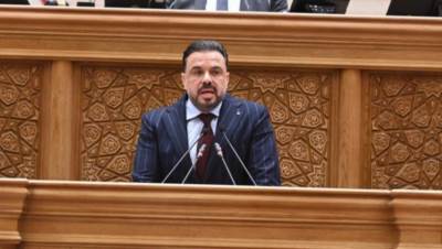 خلال لقاء رئيس البرلمان .. محمد مجاهد : نحتاج المساعدة لإعداد قوانين ستغير شكل الرياضة